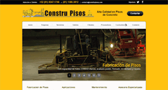 Desktop Screenshot of construpisos.com