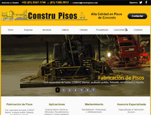 Tablet Screenshot of construpisos.com